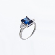 Μπλε ρουά δαχτυλίδι 