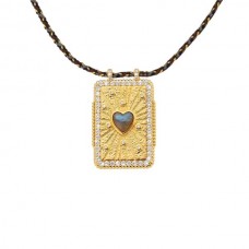 Labradorite heart boheme